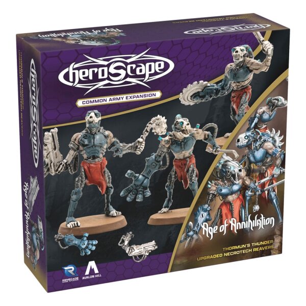 Heroscape Armeeerweiterung Age of Annihilation Upgraded Necrotech Reavers (Common) *EN*