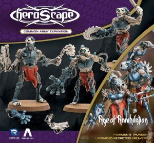 Heroscape Armeeerweiterung Age of Annihilation Upgraded Necrotech Reavers (Common) *EN*