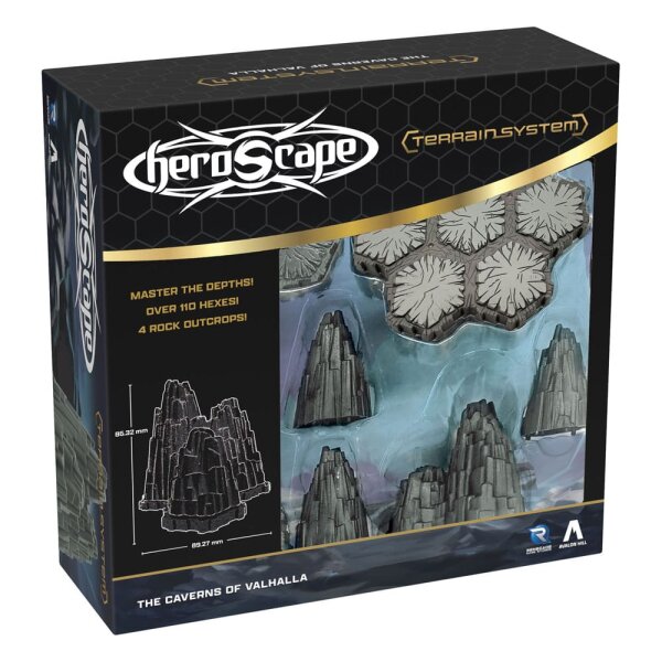 Heroscape Terrain-Erweiterung The Caverns of Valhalla *EN*