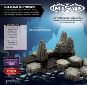 Heroscape Terrain-Erweiterung The Caverns of Valhalla *EN*