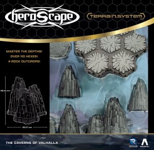 Heroscape Terrain-Erweiterung The Caverns of Valhalla *EN*