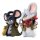 Mobile Suit Gundam Iron-Blooded Orphans PVC Statuen 2er-Pack Orphanchu of Block 3 Mikatsuki & Orga 10th Anniversary 12 cm