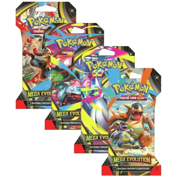 Pokemon TCG ME01 - Mega Evolution - Sleeved Booster EN