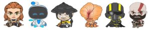 PlayStation Bobble Hero Wackelkopf-Figuren 6 cm Display (12)