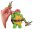 Teenage Mutant Ninja Turtles: Mutant Mayhem Ninja Shouts Action Figur Raphael 14 cm