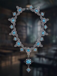 Harry Potter Replik 1/1 Verfluchte Opal-Halskette 30 cm