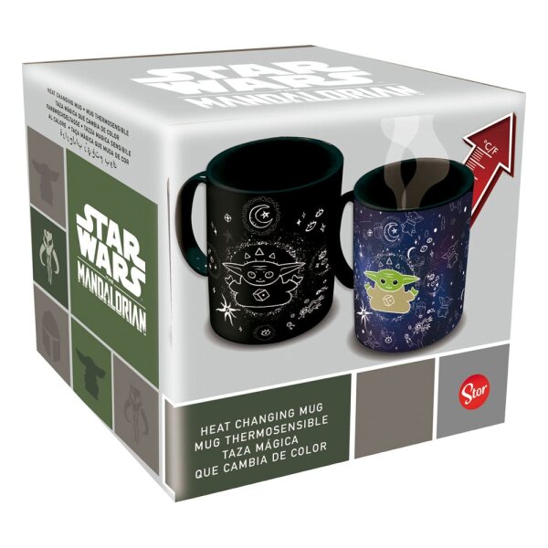Star Wars The Mandalorian Tasse mit Thermoeffekt Grogu 325 ml