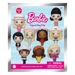 Barbie 3D PVC-Taschenanhänger Serie 2 Display (24)