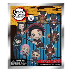 Demon Slayer Season 3 3D PVC-Taschenanhänger Serie 8 Display (24)