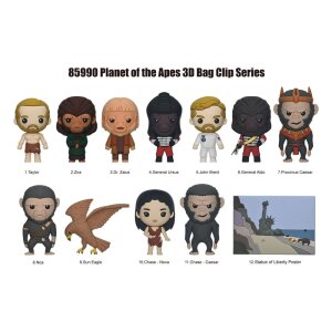 Planet der Affen 3D PVC-Taschenanhänger Serie 1...