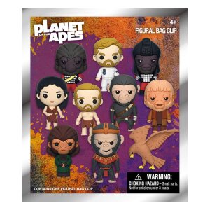 Planet der Affen 3D PVC-Taschenanhänger Serie 1 Display (24)