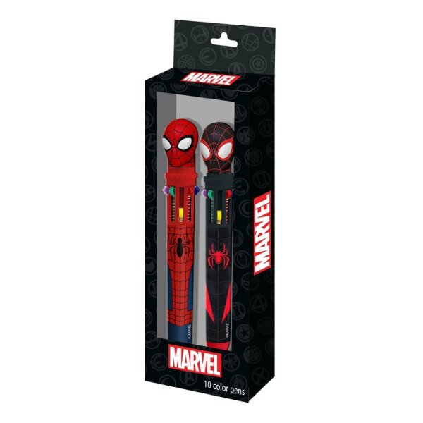 Spider-Man Zehnfarbkugelschreiber 2-er Pack