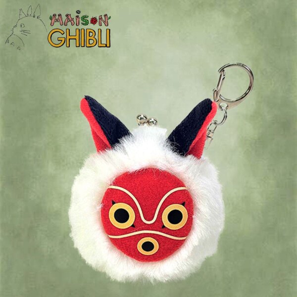 Prinzessin Mononoke Funwari Mini Plüsch-Geldbeutel San´s Mask