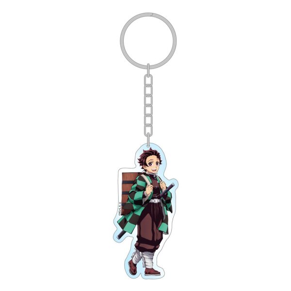 Demon Slayer Acryl Schlüsselanhänger Tanjiro Holographic 8 cm