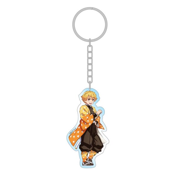 Demon Slayer Acryl Schlüsselanhänger Zenitsu Holographic 7 cm