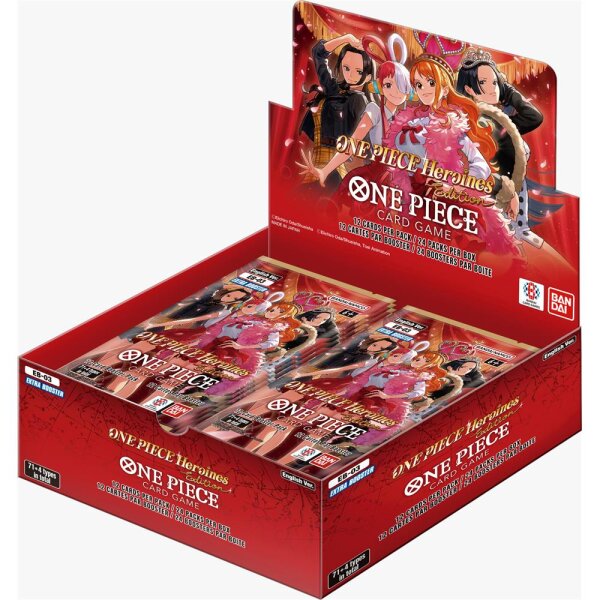 One Piece TCG Card Game EB03 - Heroines - Extra Booster Display EN