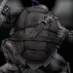 Teenage Mutant Ninja Turtles Art Scale Statue 1/10 Donatello Black and White Variant 26 cm heo exclusive