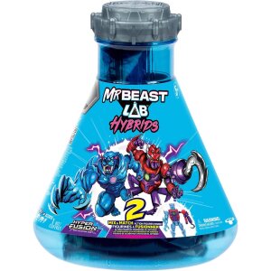 Mr. Beast Lab Hybrids Series 2 Mini Figuren 2er-Pack Spider vs Energy Panther 11 cm