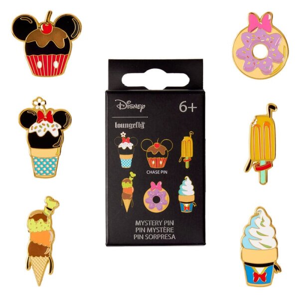 Disney by Loungefly Ansteck-Pins Blind Box Sensational 6 Suprise Snack Sortiment (12)