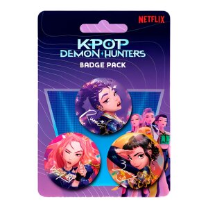KPop Demon Hunters Ansteck-Buttons 3er-Pack