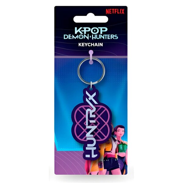 KPop Demon Hunters PVC Schlüsselanhänger Huntrix Logo