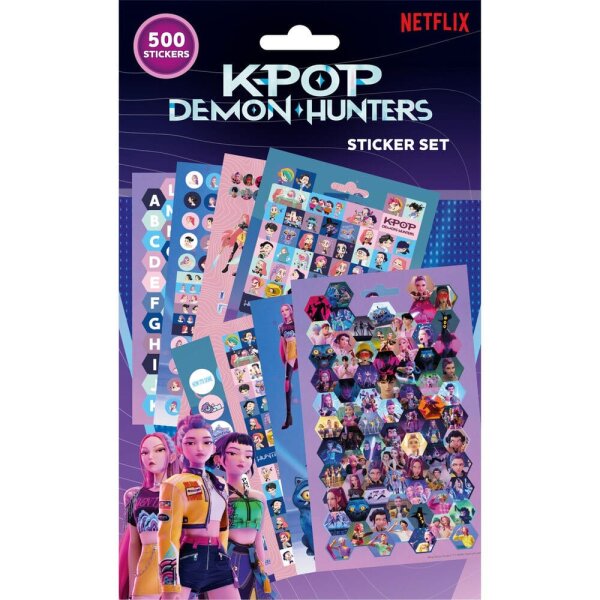 KPop Demon Hunters Sticker Pack (500)