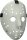 Mabry Monsters Maske White Killer Goalie