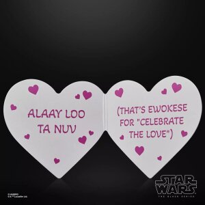 Star Wars Black Series Actionfigur Ewok (Valentine’s Day Edition) 15 cm
