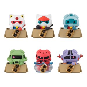 Gintama x Okawabukubu Sammelfiguren Cats Luckycat 3 cm...