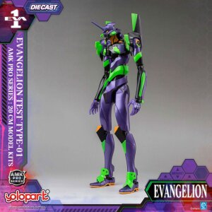 Neon Genesis Evangelion AMK Pro Series Plastic Model Kit Eva-01 Test Type 20 cm