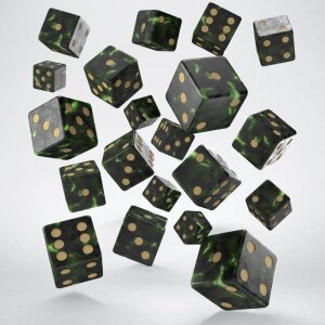 Q Workshop Würfel Set Full Pack D6 Grün (20)