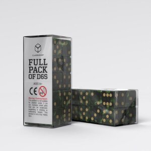 Q Workshop Würfel Set Full Pack D6 Grün (20)