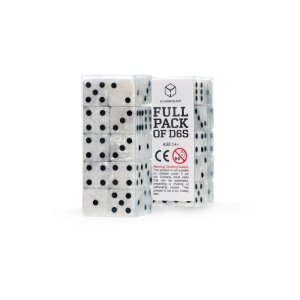 Q Workshop Würfel Set Full Pack D6 Pearl (20)