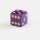 Q Workshop Würfel Set Full Pack D6 Shimmering Purple (20)