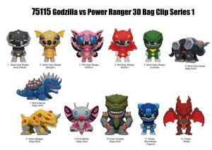 Godzilla vs. Power Rangers 3D PVC-Taschenanhänger...