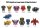 Godzilla vs. Power Rangers 3D PVC-Taschenanhänger Series 1 Display (24)