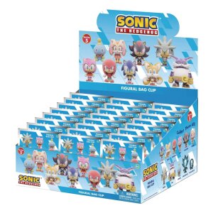 Sonic the Hedgehog PVC-Taschenanhänger Flocking...