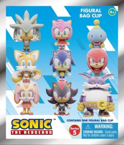 Sonic the Hedgehog PVC-Taschenanhänger Flocking Series 5 Display (24)