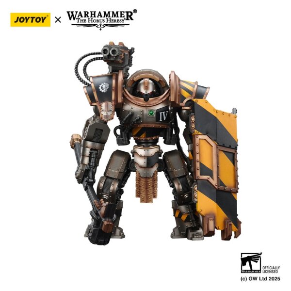 Warhammer The Horus Heresy Actionfigur Iron Warriors Iron Circle Domitar-Ferrum Class Battle-automata with Karceri Battle Shield 24 cm