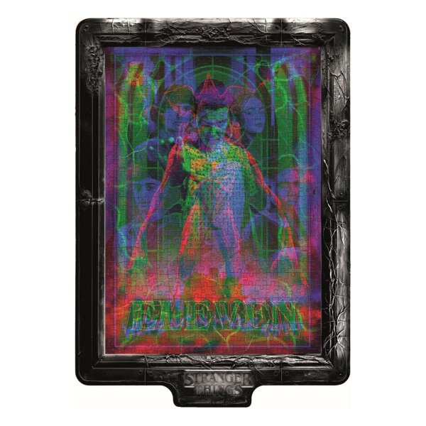 Stranger Things Metamorphic Art Collection Puzzle mit Leucht-Effekt Demogorgon (520 Teile)