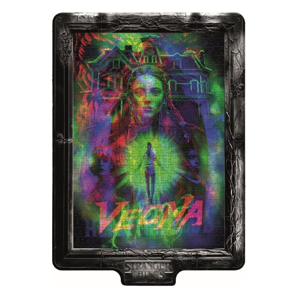 Stranger Things Metamorphic Art Collection Puzzle mit Leucht-Effekt Vecna (520 Teile)
