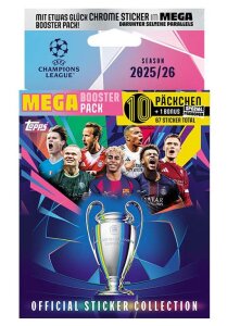 UEFA Champions League 2025/26 Sticker Collection Mega Eco...