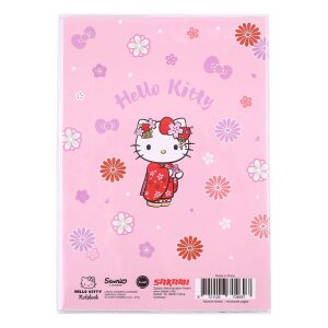 Sanrio Notizbuch Hello Kitty Kimono Holographic Checkered