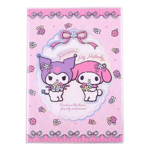 Sanrio Notizbuch Kuromi & My Melody Pastel Flower...