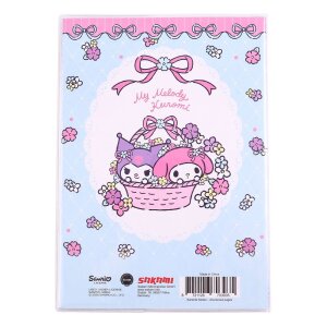 Sanrio Notizbuch Kuromi & My Melody Pastel Flower...
