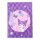 Sanrio Notizbuch Kuromi Japanese Holographic Checkered