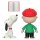Peanuts ReAction Actionfiguren 2er-Pack Charlie Brown and Snoopy (Caroling) 10 cm