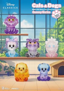 Disney Cats & Dogs Mini Egg Attack Blind Box Figuren Gummy Series Sortiment 3 cm (24)