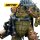 Warhammer 40,000 Actionfigur Death Guard Blightlord Terminator 1 with Reaper Autocannon and Bubotic Blades 14 cm