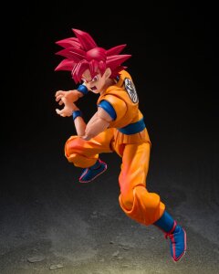 Dragon Ball Super S.H.Figuarts Actionfigur Super Saiyan God Son Guko (God Aura) 15 cm